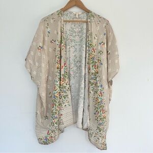 Matilda Jane Family Time Floral Kimono Open Cardigan Size XS/S
